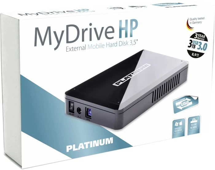 BestMedia Platinum MyDrive HP 4TB, USB 3.0