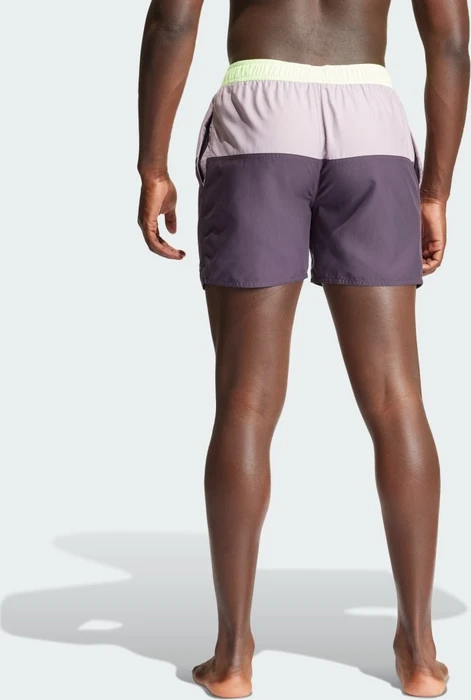 adidas Colorblock CLX Badeshorts aurora black/green spark (Herren)