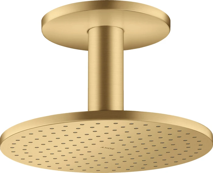 Hansgrohe Axor ShowerSolutions Kopfbrause 250 2jet mit Deckenanschluss brushed goldoptik