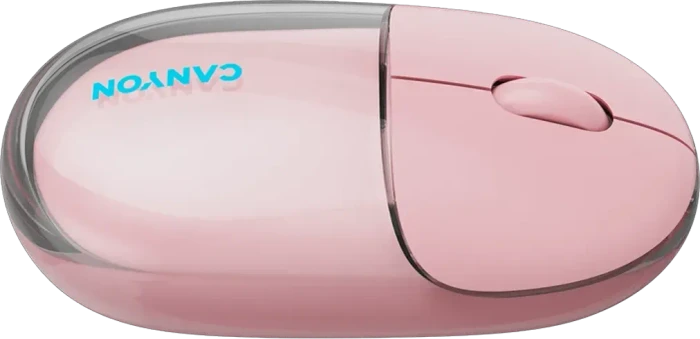 Canyon OnClick 24 Dual-Mode Wireless Mouse rosa, USB/Bluetooth