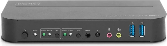 Digitus 4K 60Hz DisplayPort/USB KVM-Switch, 2-port