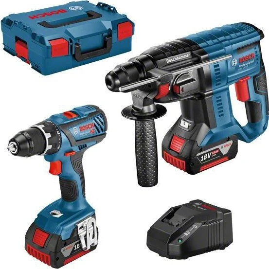 Bosch Professional Akku-Maschinenset inkl. L-Boxx + 2 Akkus 4.0Ah