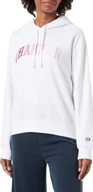 Champion College-Logo Hoodie weiß (Damen)