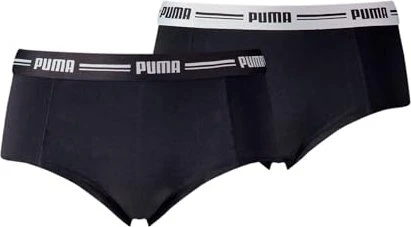 Puma 2er Pack Panties Boxer Briefs schwarz (Damen)