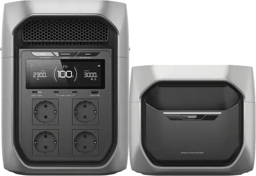 EcoFlow DELTA 3 Max Plus Intelligente Zusatzbatterie Erweiterungsakku, 2048Wh