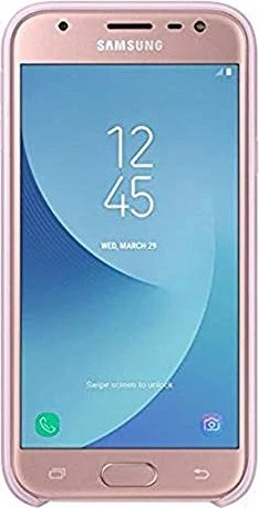 Samsung Dual Layer Cover für Galaxy J3 (2017) pink