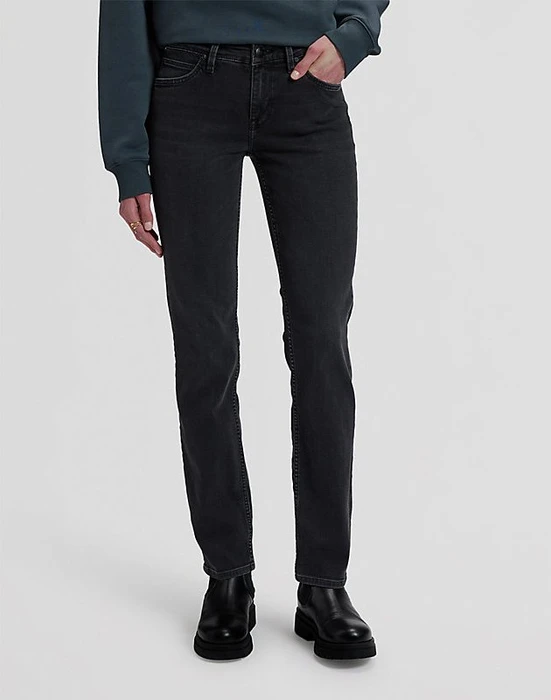Lee Marion Straight Jeans true to black (Damen)