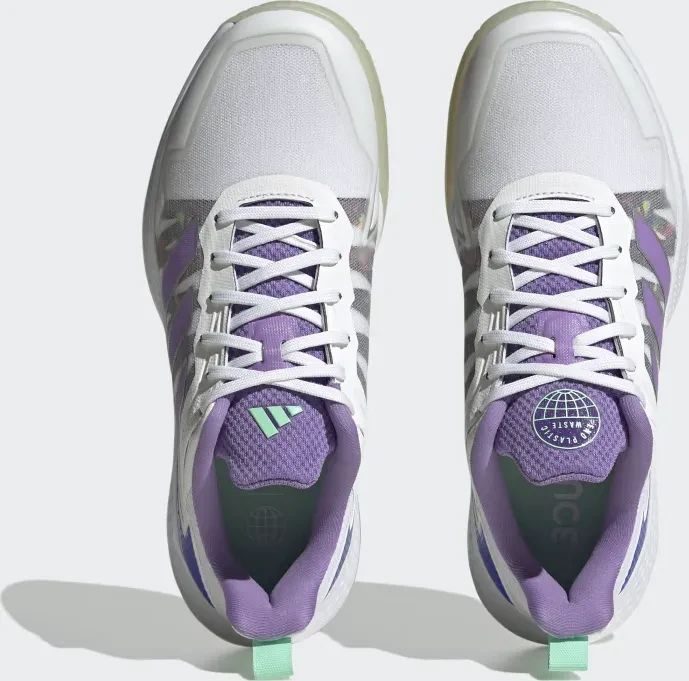adidas Defiant Speed cloud white/violet fusion/lucid blue (Damen)