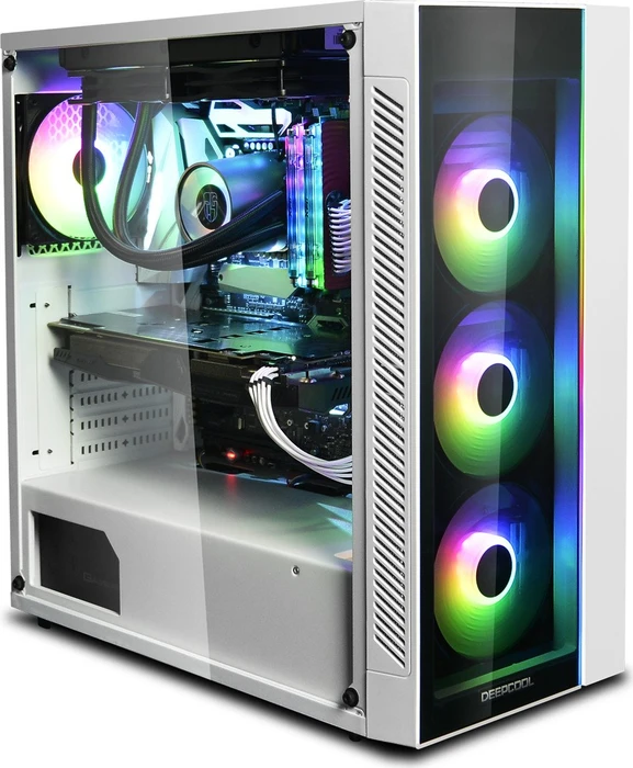 DeepCool Matrexx 55 ADD-RGB WH weiß, Glasfenster