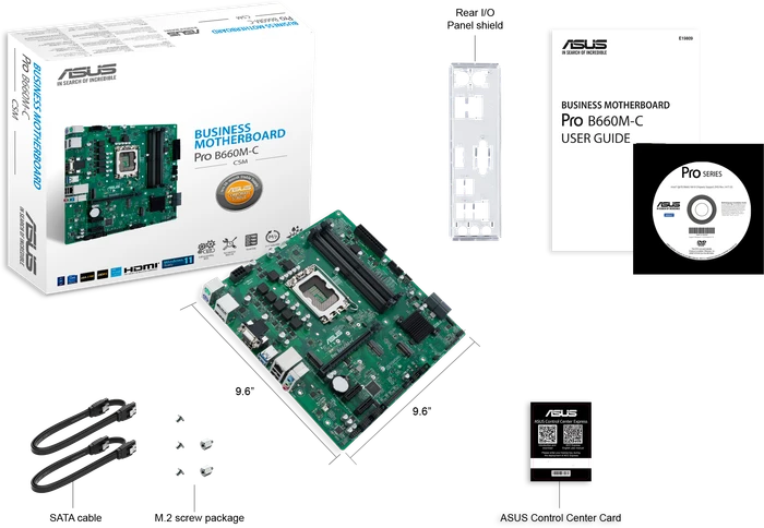 ASUS Pro B660M-C-CSM (Intel 1700)