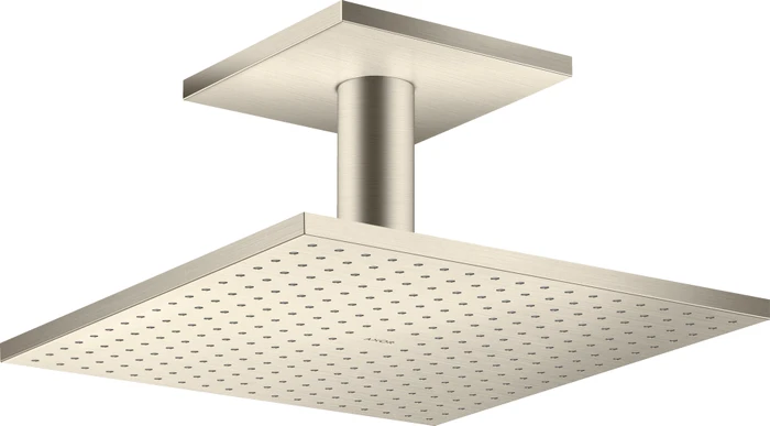 Hansgrohe Axor ShowerSolutions Kopfbrause 300/300 2jet mit Deckenanschluss brushed nickel