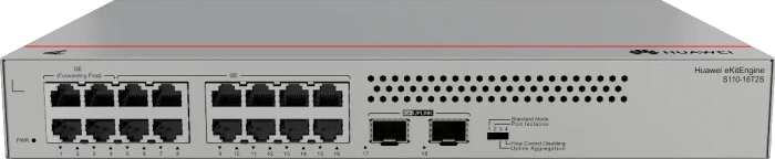 Huawei eKit SME Network eKitEngine S110 Series Desktop Gigabit Switch, 16x RJ-45, 2x SFP