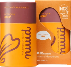 nuud Botanical Orange x Ginger Deodorant Stick, 45g