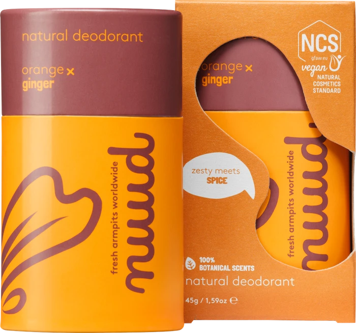 nuud Botanical Orange x Ginger Deodorant Stick, 45g