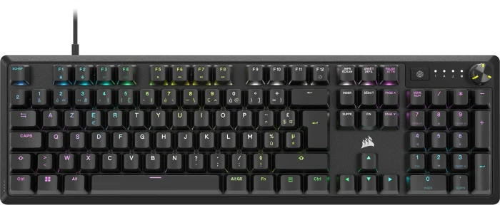 Corsair Gaming K70 CORE, schwarz, MLX RED, USB, FR