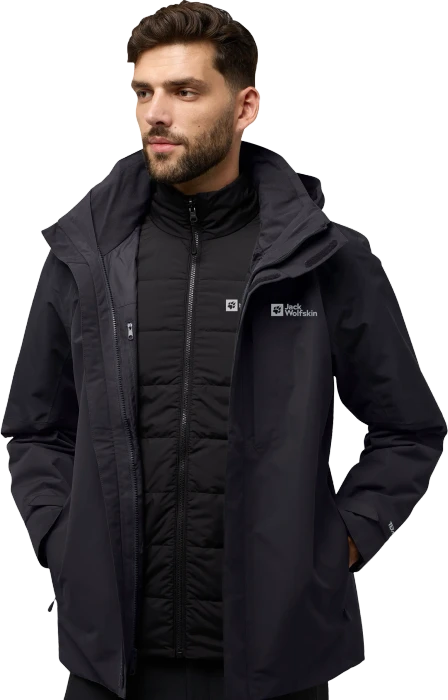 Jack Wolfskin Romberg 3in1 Funktionsjacke phantom (Herren)