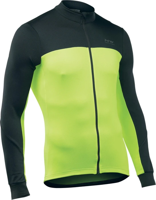 Northwave Force 2 Trikot langarm black/yellow fluo (Herren)