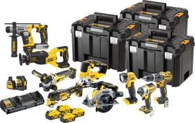 DeWalt DCK1012P4T Kombopack Akku-Maschinenset inkl. Koffer + 4 Akkus 5.0Ah