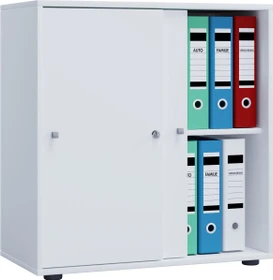 VCM Lona L, weiß/weiß, Aktenschrank