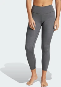 adidas All Me Hose 7/8 dark grey heather (Damen)