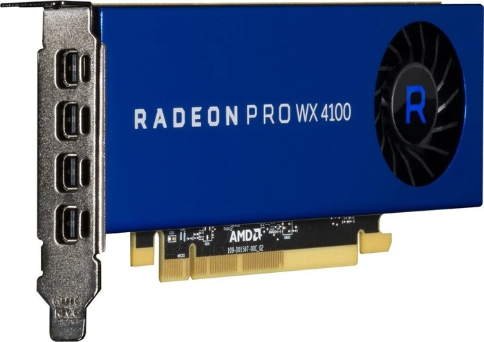 AMD Radeon PRO WX 4100, 4GB GDDR5, 4x mDP