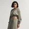 adidas Weiches Lux Loose Sweatshirt silver pebble (Damen) Vorschaubild