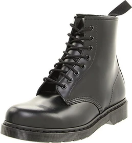 Dr. Martens 1460 Mono Smooth Leather Lace Up Boots schwarz