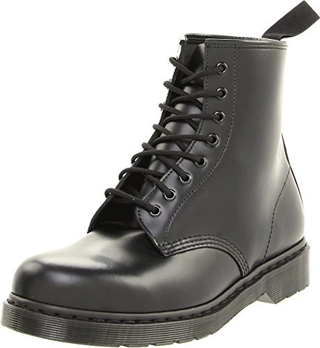 Dr. Martens 1460 Mono Smooth Leather Lace Up Boots schwarz