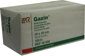 Lohmann & Rauscher Gazin Mullkompresse unsteril 16-fach, 10 x 10cm, 100 Stück