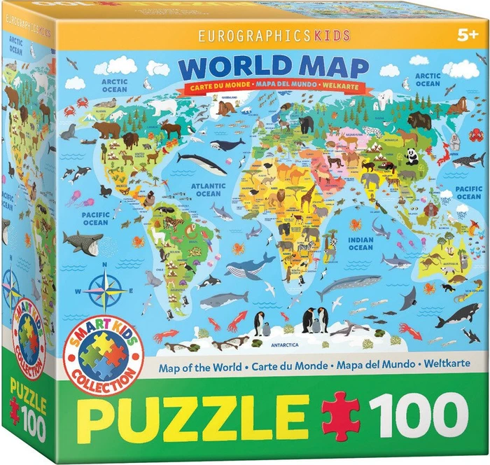 Eurographics Illustrated Map of the World