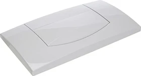 Geberit 200F Betätigungsplatte für Spül-Stopp-Spülung, weiß