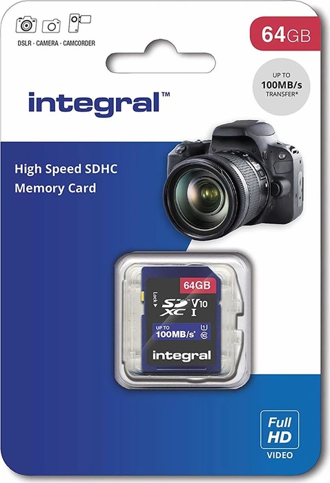 Integral High Speed R100 64GB, UHS-I U1, Class 10