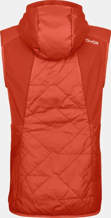 Ortovox Swisswool Piz Boè Funktionsweste sunset orange (Damen)