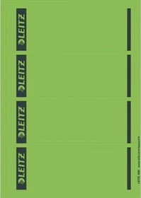 Leitz selbstklebende Ordner-Rückenschilder kurz/breit, grün, 25 Blatt/100 Stück