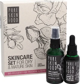 Pure Skin Food Skincare Dry & Mature Toning Spray 50ml + Beauty Oil 30ml Geschenkset