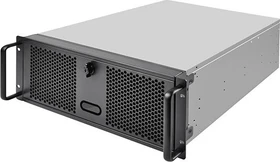 SilverStone RM400, Rackmount Storage, schwarz/grau, 4HE, ATX