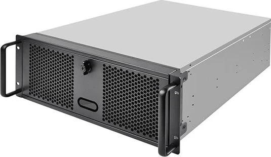 SilverStone RM400, Rackmount Storage, schwarz/grau, 4HE, ATX
