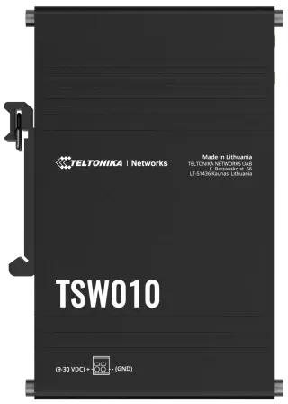 Teltonika TSW Industrial Railmount Switch, 5x RJ-45