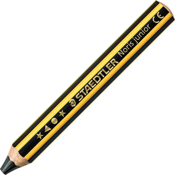 Staedtler Noris Junior 141 Kinder Bleistift 2B schwarz, schwarz (141-2B BK) – Bild 4 von 8