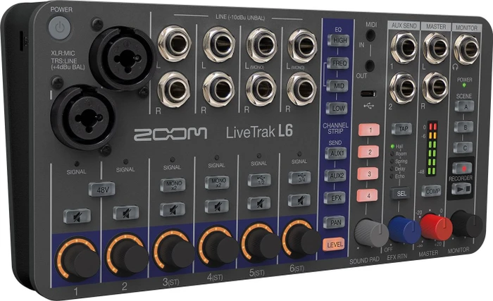 Zoom LiveTrak L-6