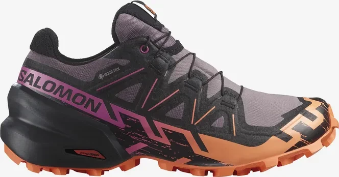 Salomon Speedcross 6 Gore-Tex moonscape/black/bird of paradise (Damen)
