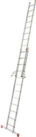 Krause Monto Fabilo Alu 2-tlg. Schiebeleiter, 2x 12 Stufen