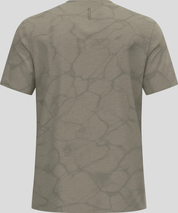 Odlo Zeroweight Engineered Chill-Tec Laufshirt kurzarm agate gray melange (Herren)