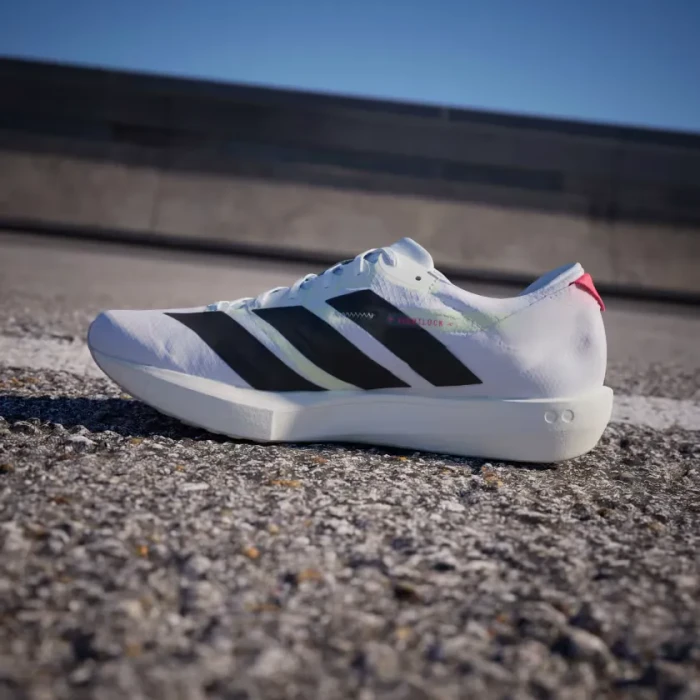 adidas Adizero Adios 9 cloud white/core black/silver metallic (Herren)