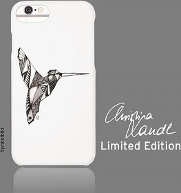 Emporia Snap-on Case Kolibri "Christina Landl Design Edition" für Apple iPhone 7 weiß (SCLA-COL-IPH7-W)