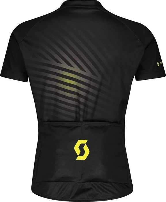 Scott RC Team Trikot kurzarm black/sulphur yellow (Junior)