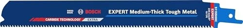 Bosch Professional EXPERT Medium-Thick Tough Metal S1155HHC Säbelsägeblatt 10TPI, 225x1.1mm, 1 Stück