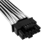 Corsair PSU Cable Type 4 - 600W PCIe 5.0 12VHPWR, 2x 8-Pin PCIe Stecker auf 16-Pin PCIe 5.0 12VHPWR Stecker, Adapterkabel, Premium Individually Sleeved, weiß/schwarz, 65cm Vorschaubild