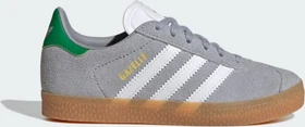 adidas Gazelle halo silver/cloud white/green (Junior)