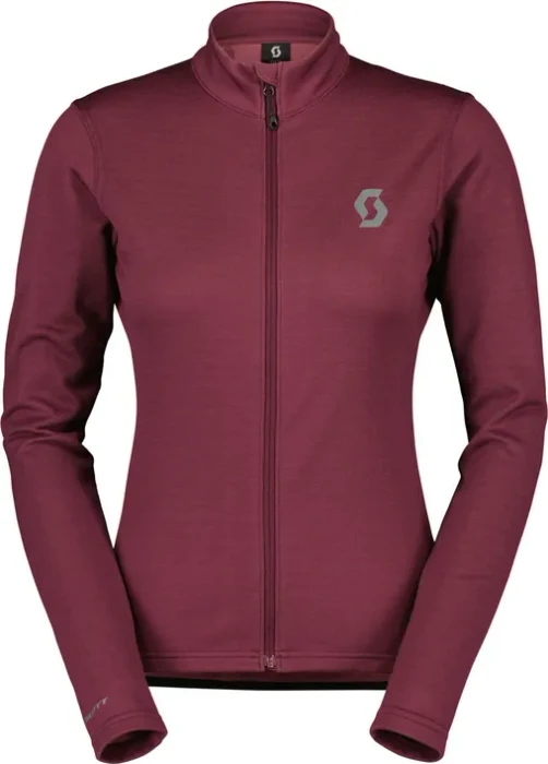 Scott Gravel Warm Merino Trikot langarm wild red (Damen)